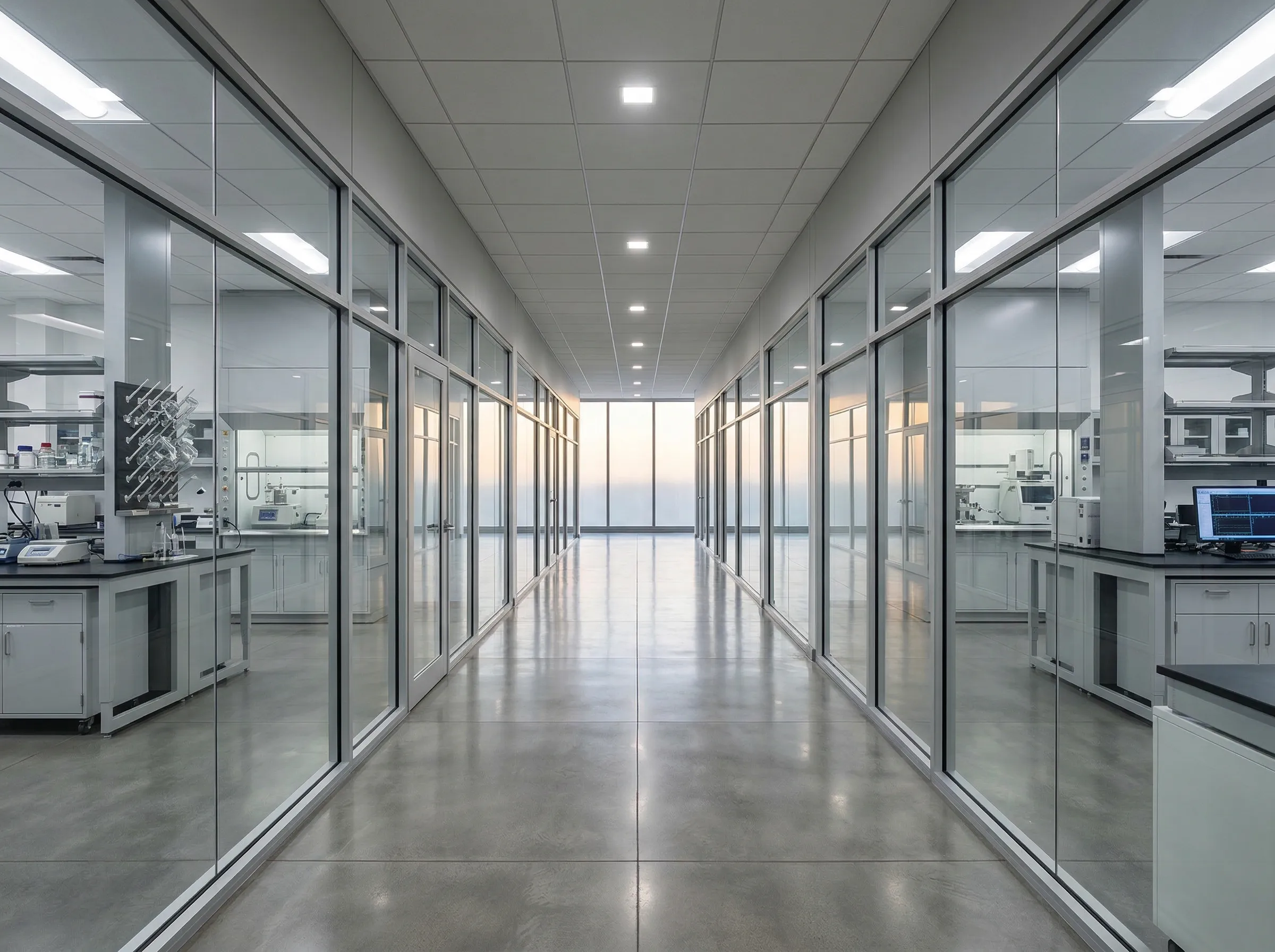 Organic branching structure representing growth and scientific progress